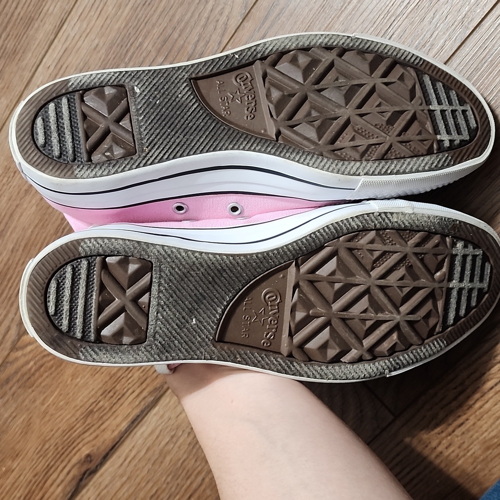 Converse Pink High Tops - Picture 4 of 6